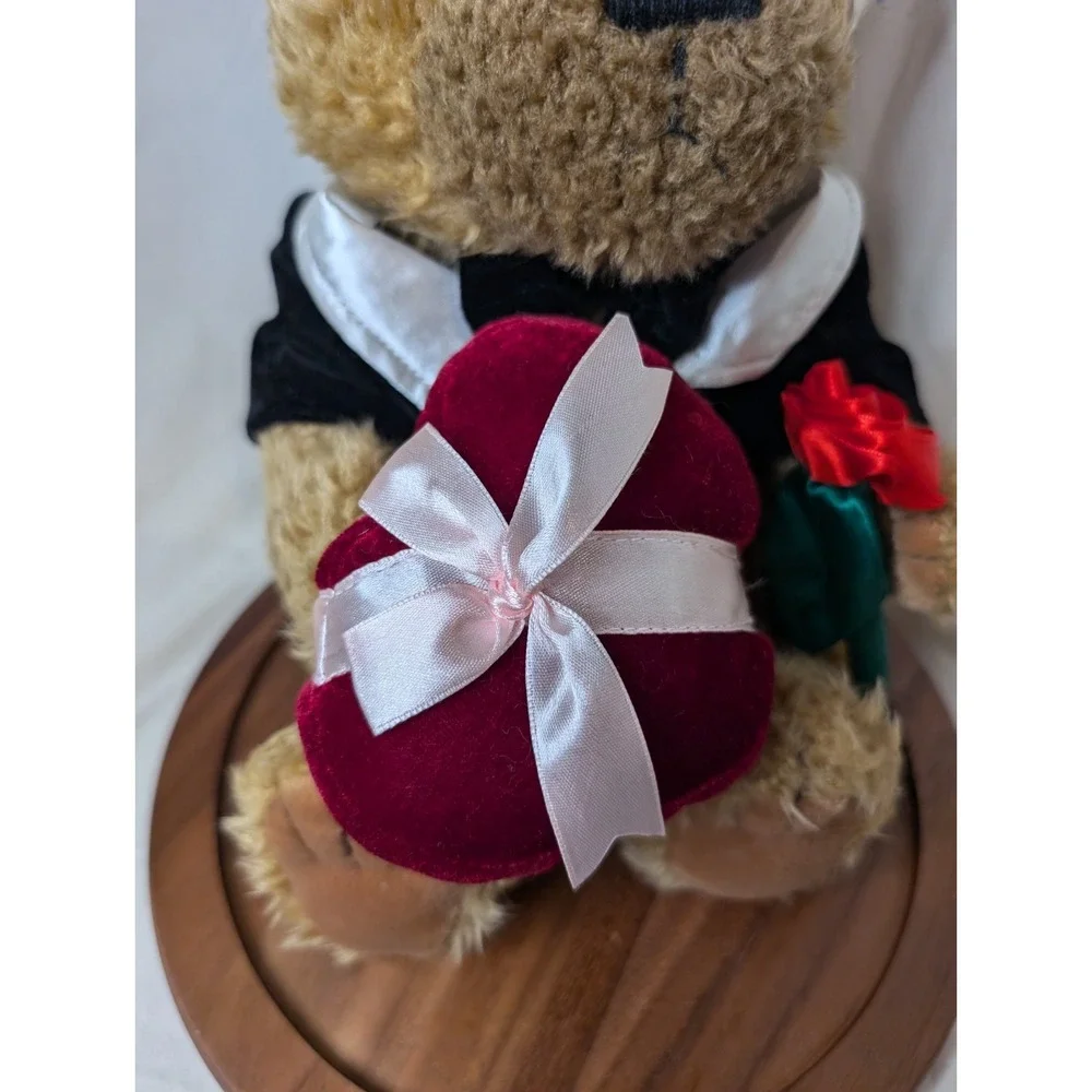 First‎ And Main 'Romeo' Plush Bear With Rose And Tux And Gift Valentine